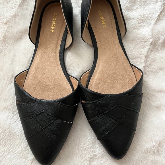 Old Navy Woven D'Orsay Flats Size 8 - Picture 2 of 3